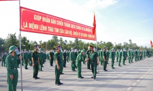 Các lực lượng xuất quân đi TP Hồ Chí Minh hỗ trợ chống dịch
