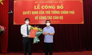 Trao quyết định bổ nhiệm ông Nguyễn Xuân Sang giữ chức Thứ trưởng Bộ GTVT