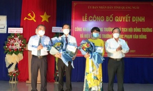 Đại học Phạm Văn Đồng có tân Hiệu trưởng mới