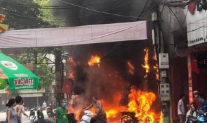 Vĩnh Phúc: Bắt nghi can ném bom xăng vào cửa hàng xe máy ở TP Phúc Yên