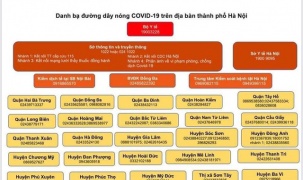 Công bố danh bạ đường dây nóng COVID-19 trên địa bàn Hà Nội