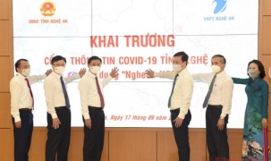 Ngày 17/9, Nghệ An khai trương Cổng thông tin Covid-19