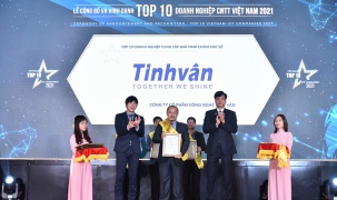 Tinh Vân được vinh danh TOP 10 doanh nghiệp CNTT Việt Nam 2021