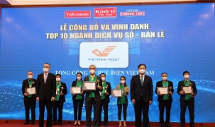 Vietnam Post lọt top 10 thương hiệu mạnh ngành công nghệ-dịch vụ số Việt Nam 2020-2021