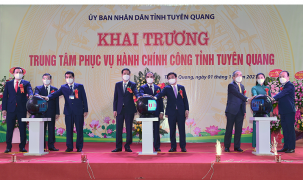 Tuyên Quang khai trương Trung tâm Phục vụ hành chính công