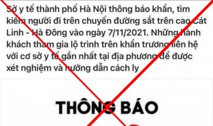 CDC Hà Nội bác bỏ thông tin tìm người đi tàu Cát Linh - Hà Đông ngày 7/11