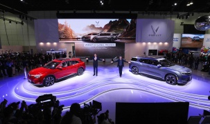 Vinfast ra mắt thương hiệu xe điện tại Los Angeles Auto Show 2021