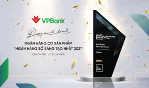 VPBank là đại diện duy nhất của Việt Nam nhận giải thưởng “Ngân hàng số sáng tạo nhất 2021”