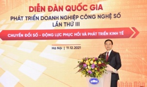 Bộ trưởng Nguyễn Mạnh Hùng: Nhận phát triển các nền tảng số là nhận sứ mệnh quốc gia