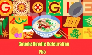 Google Doodle hôm nay tôn vinh Phở Việt Nam