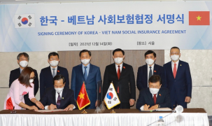 Hiệp định song phương Việt Nam - Hàn Quốc về bảo hiểm xã hội