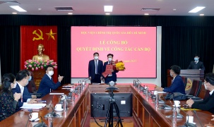 Điều động, bổ nhiệm nhân sự Học viện Chính trị Quốc gia Hồ Chí Minh