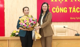 Bà Đinh Thị Hồng Minh được bầu Phó Bí thư Tỉnh uỷ Quảng Ngãi