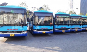 Hà Nội: Xe buýt được phép chạy trở lại 100% công suất từ ngày 8/2