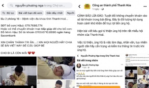 Công an tỉnh Thanh Hóa phát hiện tài khoản facebook tạo lập trang MXH để lừa đảo kêu gọi ủng hộ từ thiện