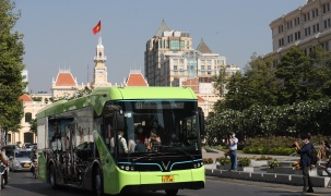 Vinbus khai trương tuyến buýt điện đầu tiên kết nối mạng lưới vận tải công cộng TP.HCM