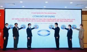 Quảng Ninh là tỉnh đầu tiên ở miền Bắc áp dụng hệ thống ISO điện tử