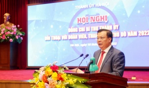 Bí thư Thành uỷ Hà Nội đối thoại với đoàn viên, thanh niên Thủ đô