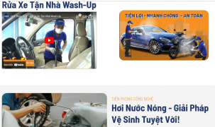 Tp Hồ Chí Minh ra mắt dịch vụ rửa xe ứng dụng công nghệ thông minh