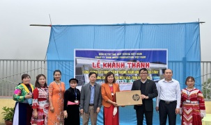 Qũy Toyota Việt Nam hỗ trợ xây dựng điểm trường cho trẻ em vùng cao tỉnh Hà Giang