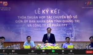 UBND tỉnh Quảng Trị và FPT hợp tác chuyển đổi số đến năm 2025