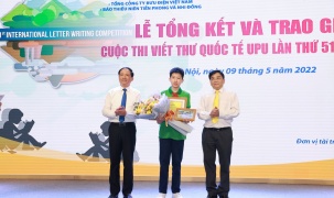 Nam sinh lớp 9 của Hà Nội giành giải nhất cuộc thi viết thư quốc tế UPU lần thứ 51 tại Việt Nam