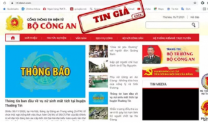 TP.HCM: Cảnh báo chiêu lừa giả mạo website của Bộ Công an để chiếm đoạt tiền