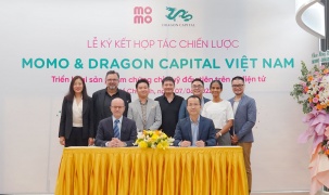 Dragon Capital Việt Nam và MoMo hợp tác triển khai sản phẩm đầu tư chứng chỉ quỹ trên ví điện tử