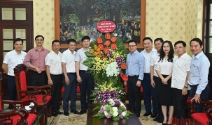 Đoàn đại biểu TP Hải Phòng thăm, chúc mừng Báo Nhân Dân nhân Ngày Báo chí Cách mạng Việt Nam