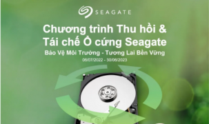 Seagate khởi động chương trình Thu hồi và tái chế ổ cứng tại Việt Nam
