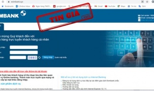 Cảnh giác với các website giả danh ngân hàng để lừa đảo