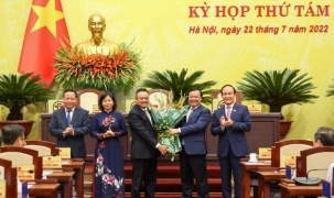 Đồng chí Trần Sỹ Thanh được bầu làm Chủ tịch Ủy ban nhân dân thành phố Hà Nội