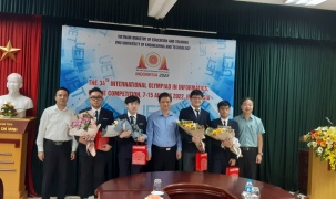 Quyết liệt, Việt Nam giành 1 huy chương Vàng và 3 huy chương Bạc tại Kỳ thi Olympic Tin học quốc tế 2022
