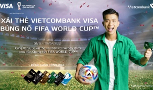 Xài thẻ Vietcombank Visa - Bùng nổ Fifa World Cup
