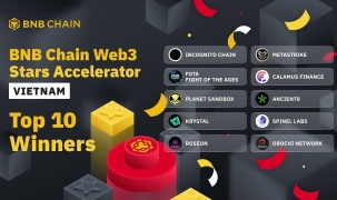 Top 10 người chiến thắng BNB Chain Web3 Stars Accelerator tại Việt Nam
