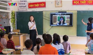 Lớp học ảo trực tiếp tại huyện vùng sâu Hà Giang