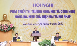Thủ tướng Phạm Minh Chính chủ trì Hội nghị phát triển thị trường khoa học, công nghệ
