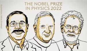 Ba nhà khoa học Pháp, Mỹ và Áo đạt giải Nobel Vật lý 2022