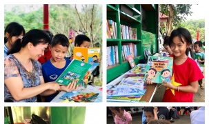 Hưởng ứng Tuần lễ học tập suốt đời: Câu lạc bộ Vùng cao yêu thương (Lào Cai) tặng sách cho học sinh vùng cao