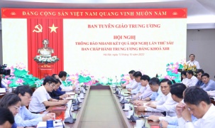 Thông báo nhanh kết quả Hội nghị Trung ương 6 và khai trương Trang baocaovien.vn