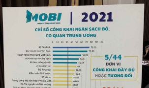 Bộ Tài chính đứng đầu bảng xếp hạng MOBI 2021