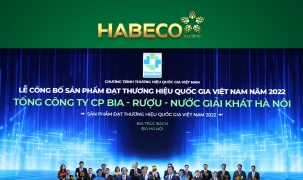 HABECO được vinh danh tại “Thương Hiệu Quốc Gia 2022” 6 lần liên tiếp