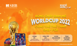 Bùng cháy đam mê World Cup 2022 cùng thẻ thể thao SHB - FCB MasterCard