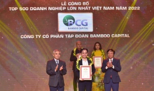 Bamboo Capital 6 năm liên tiếp góp mặt trong Top 500 doanh nghiệp lớn nhất Việt Nam