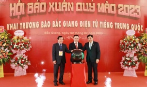 Báo Bắc Giang chính thức khai trương báo điện tử tiếng Trung Quốc 