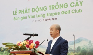 Phát động trồng cây phủ xanh 16 ha dự án sân golf tại tỉnh Phú Thọ