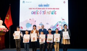 Toyota Việt Nam công bố kết quả Cuộc thi vẽ tranh quốc tế Toyota − Chiếc ô tô mơ ước năm 2022