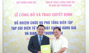 Ông Trần Mạnh Hùng được bổ nhiệm làm Phó TBT Tạp chí Điện tử Kỹ thuật Chống hàng giả và Gian lận thương mại