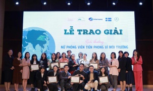 Trao 11 giải thưởng báo chí “Nữ phóng viên tiên phong vì môi trường”
