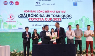 Khởi động Giải bóng đá U9 toàn quốc Toyota Cup 2023